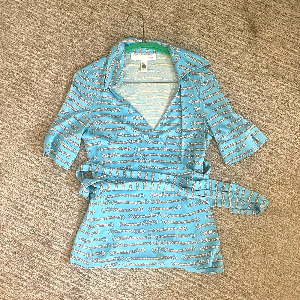 DVF wrap top